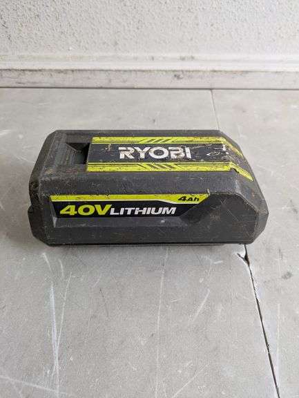 RYOBI 40V 4.0Ah Lithium-Ion Battery 2-Pack | Damaged | (See Condition Notes)