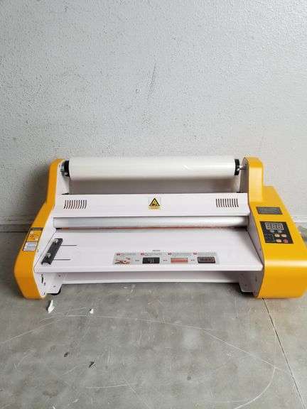 DEJUN FM4820 Intelligent Laminating Machine, Hot And Cold Roll, 110V | Open Box | (See Condition Notes)