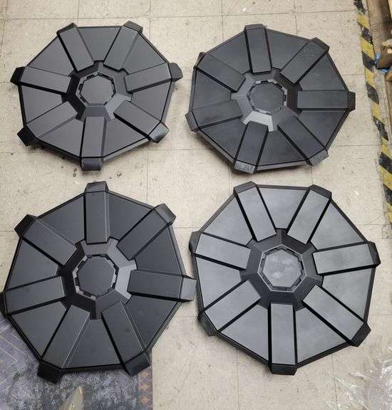NOROEUA 4pcs Wheel Hubcaps for Cybertruck | Open Box - Rio Grande Trade