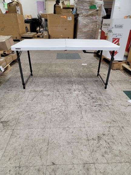Lifetime 4 FT. 48in x 24 in White Table. | Open Box