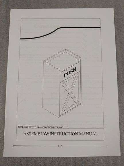 TDLEAYYD Tilt-Out Trash Cabinet, 13gal | Open Box