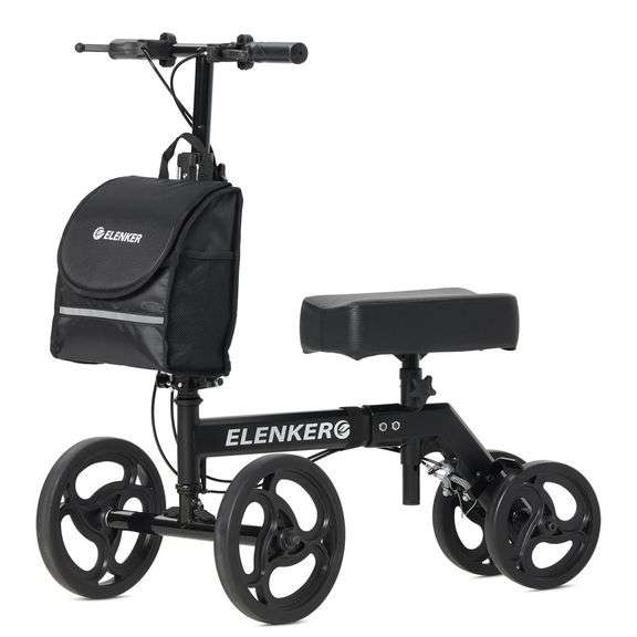 ELENKER Foldable Knee Walker YF-9002D | Open Box