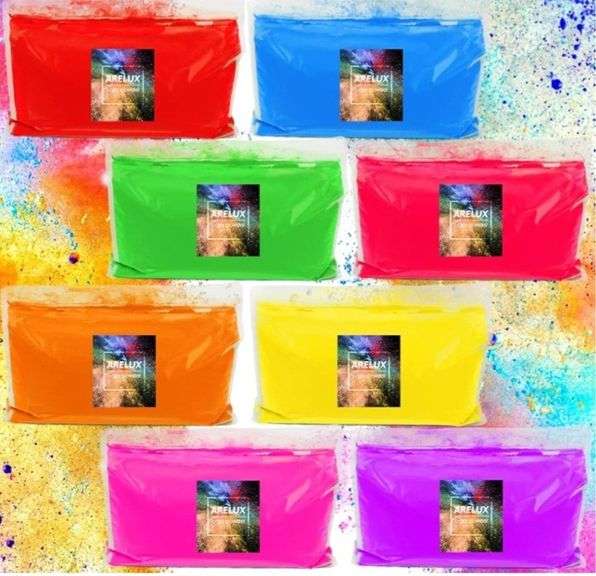 ARELUX Holi Colors 40LBS In Bulk Color Run Powder | Open Box | (See ...