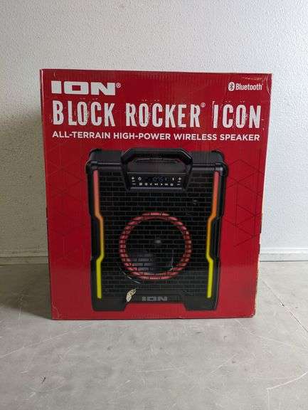 ION Block Rocker Icon All-Terrain High-Power Wireless Speaker | Open Box