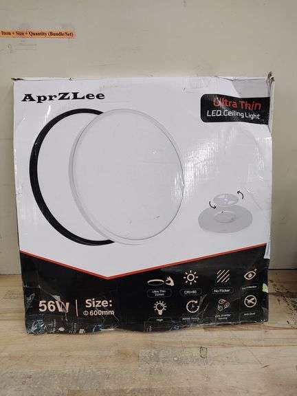 APRZLEE Flush Mount Ceiling Light, 24" | Open Box