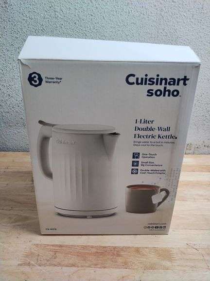 CUISINART SOHO Double-Wall Electric Kettle, 1lt | Open Box