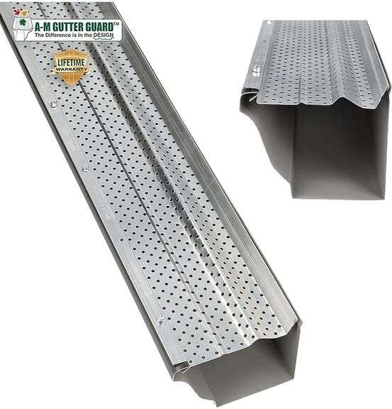 AM GUTTER GUARD Metal Gutter Guards 50' of 6