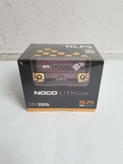NOCO Lithium NLP5, Group 5, 250A Lithium Motorcycle Battery, 12V 2Ah