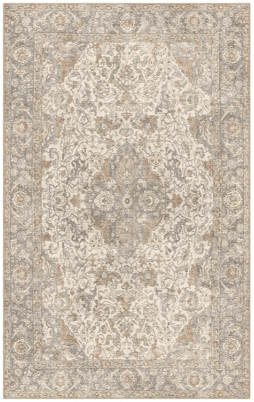 Apache Chenille Area Rug, Rosetta Beige, 9ft 8in x 13ft 7in | Open Box