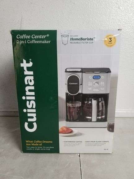CUISINART Coffee Center 2-In-1 Coffeemaker | Open Box