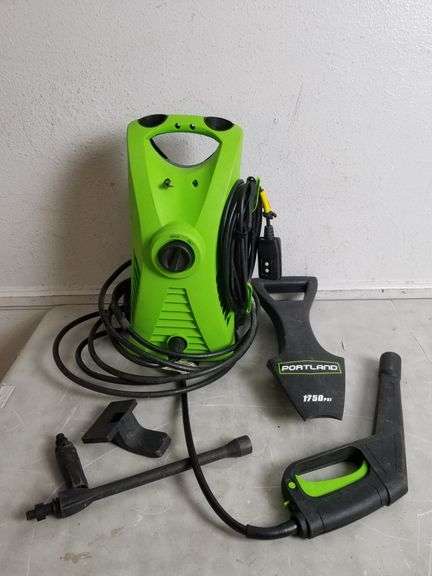 PORTLAND Electric Pressure Washer 1750PSI | Damaged | (See Condition Notes)