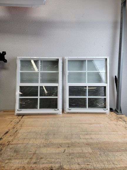 Storage Shed Windows 12 x 12 square White