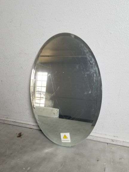 YUNSHANGGE Oval Shaped Bathroom Vanity Mirror 15"x24" | Open Box