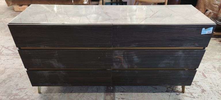 6-Drawer Dresser, 61" W x 30" H x 19.5" D | Open Box