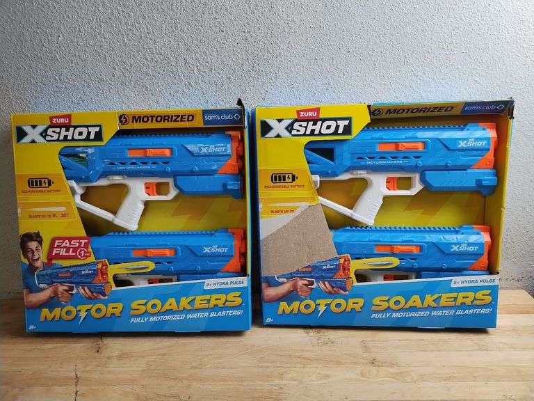 ZURU X Shot Motor Soakers, 2pk, Set of 2 | Open Box