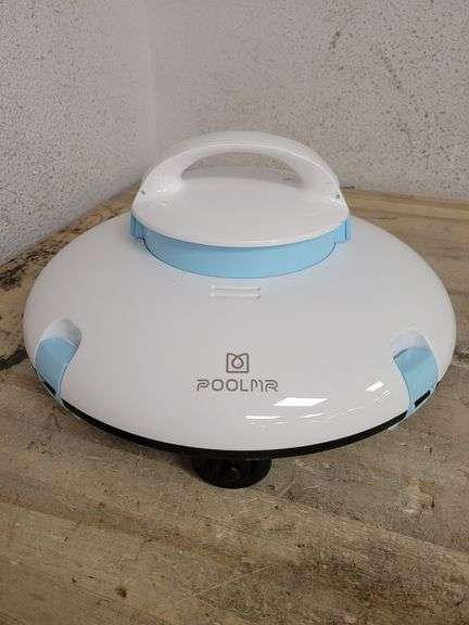 POOLMR Cordless Robotic Pool Cleaner 40W 120 min Runtime up to 100Sq Meters | Damaged | (See Condition Notes)