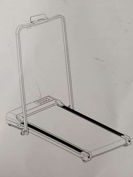 Walking Pad w/Handle Bar | Open Box | (See Condition Notes)