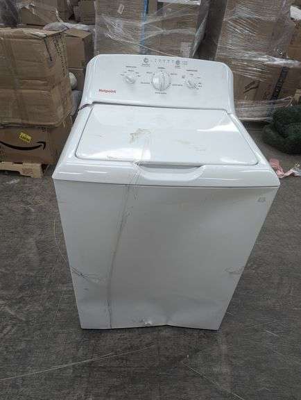Hotpoint® 3.8 Cu. Ft. White Top Load Washer | Open Box | (See Condition Notes)