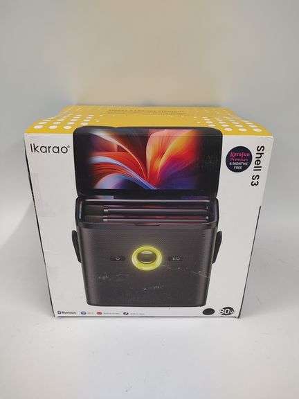 IKARAO Shell S3 Karaoke Machine | Like New | (See Condition Notes)