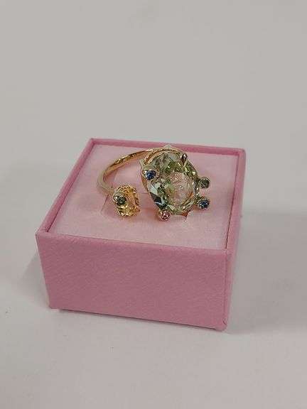 SWAROVSKI Gema Open Ring, Size 60 | Like New