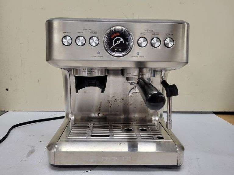 CHEFMAN Crema Supreme 15 Bar Espresso Machine, 13.8x12.8x19.2" | Open Box