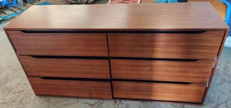 6-Drawer Dresser, 58" W x 38" H x 17" D | Open Box