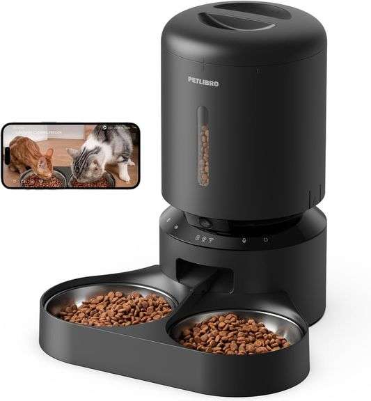 PETLIBRO Automatic Cat Feeder w/Camera & 2-Way Audio | Like New