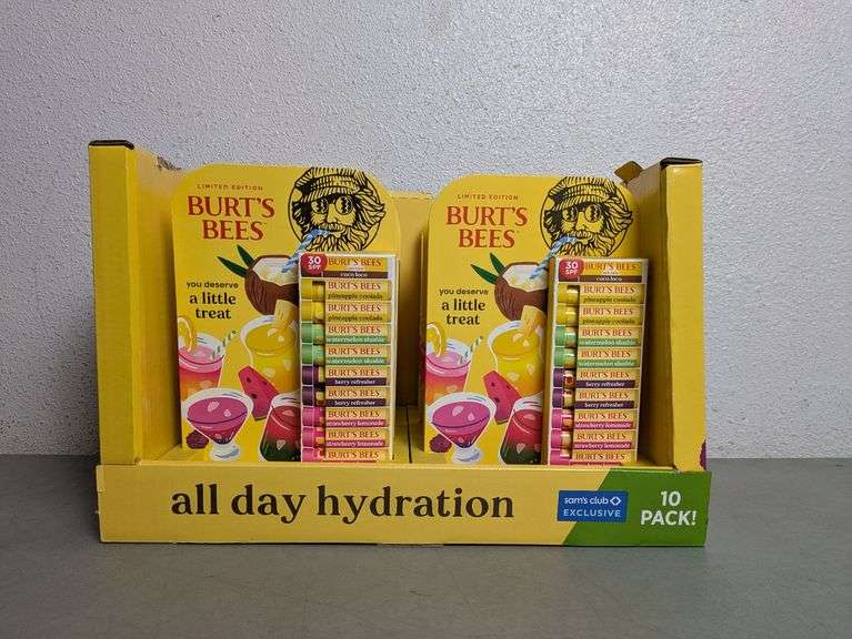 Burt's Bees All Day Hydration 10 - Pack. | Open Box - Rio Grande Trade