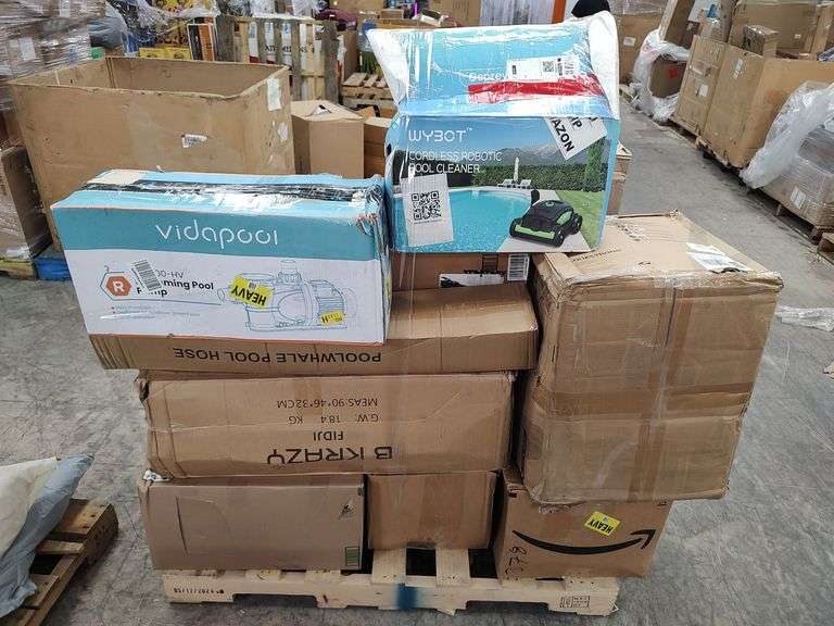 Pallet of Miscellaneous Pool Accessories | Open Box | (See Condition Notes)