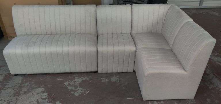 98" Wide Upholstered Sectional Set | Open Box