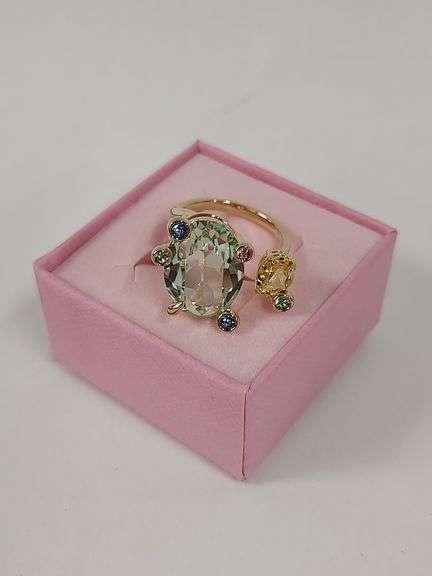 SWAROVSKI Gema Open Ring, Size 60 | Open Box