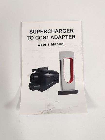 FODCPROD Tesla Supercharger to CCS1 Charger Adapter, Max 500A, 1000V | Open Box