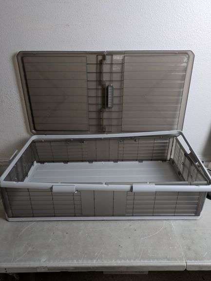 Collapsible Folding Storage Basket 38"x20"x10 | Open Box | (See Condition Notes)