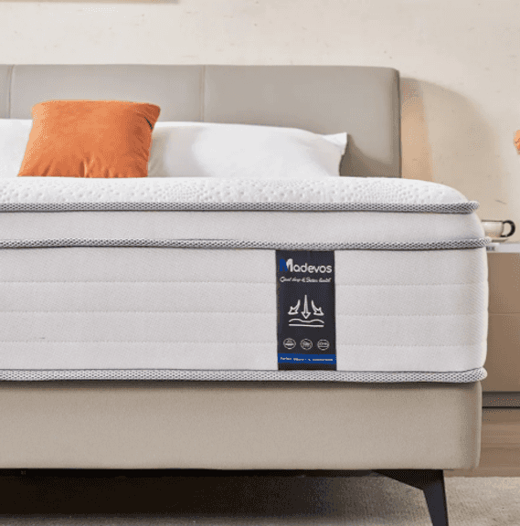 MADEVOS Hybrid Mattress 10" Twin Size | Open Box | (See Condition Notes)