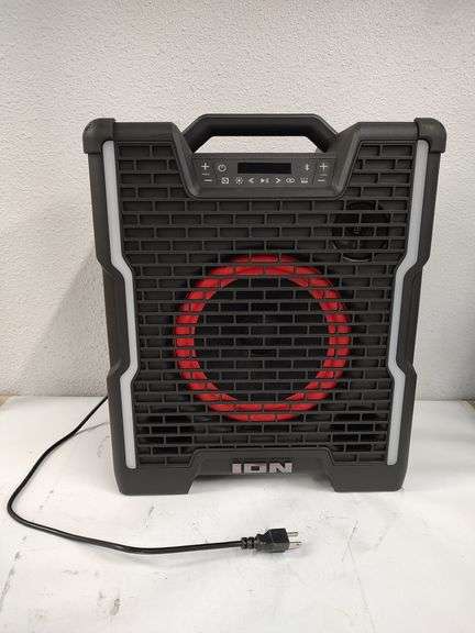 ION Block Rocker Icon Rolling Bluetooth Speaker & Radio | Open Box ...