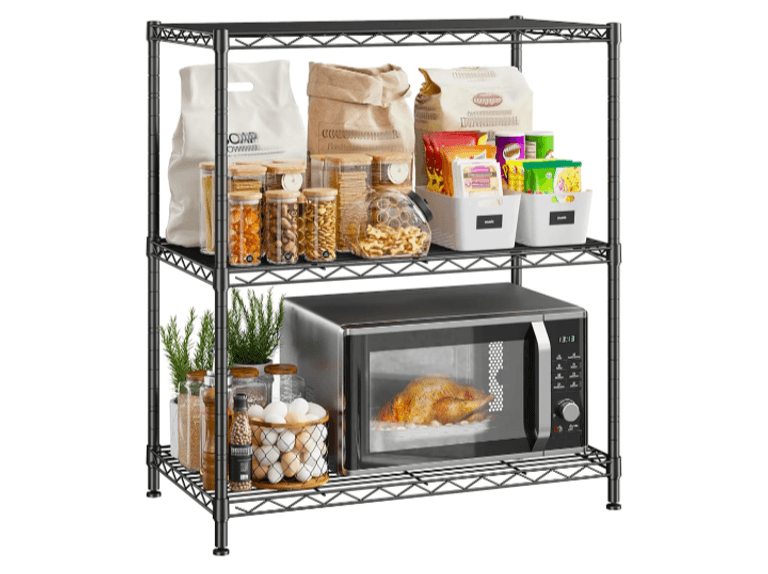 DURAYLOLY Metal Storage Rack 3 Tier 23 x 13