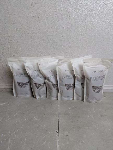 NESTLADY SUPER FOOD PEACH GUMV Edible Peach Blossom Tears Tao Jiao Peach resin food additives free 454g / 16oz 6-Pack | Like New