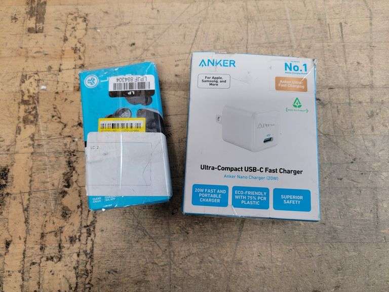Jlab Usb Charger BUNDLE - JLAB Go Pro Air Earbuds w/ Built in Charger, Black & ANKER ...