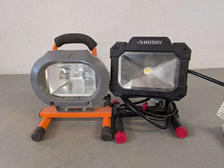 HUSKY & HDX LED Portable Worklight Set | Open Box | (See Condition ...