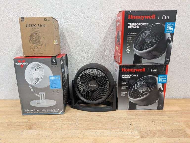 Air Circulation Fans, Bundle of 5 | Open Box | (See Condition Notes ...
