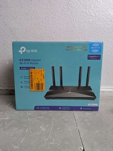 TP-LINK ARCHER AX1800 Gigabit Wi-Fi 6 Router | Like New - Rio Grande Trade
