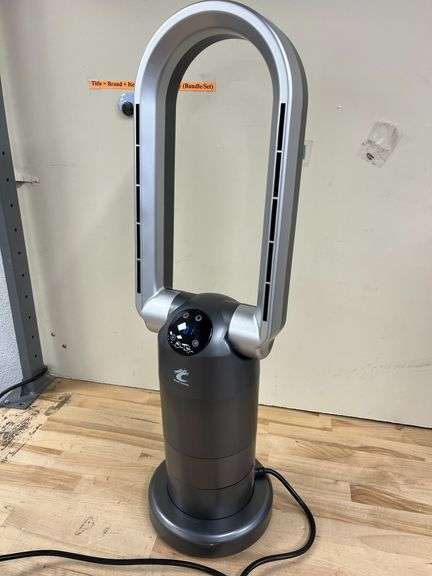 Ocean Fan OCEAN LOONG Bladeless Tower Fan & Space Heater | Open Box | (See ...