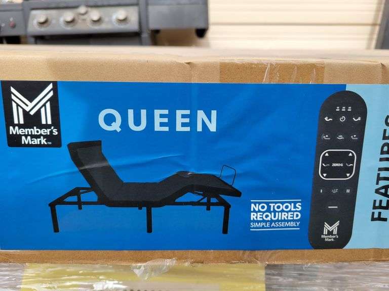 Member's Mark Premier Adjustable Base with Pillow Tilt and Massage ...