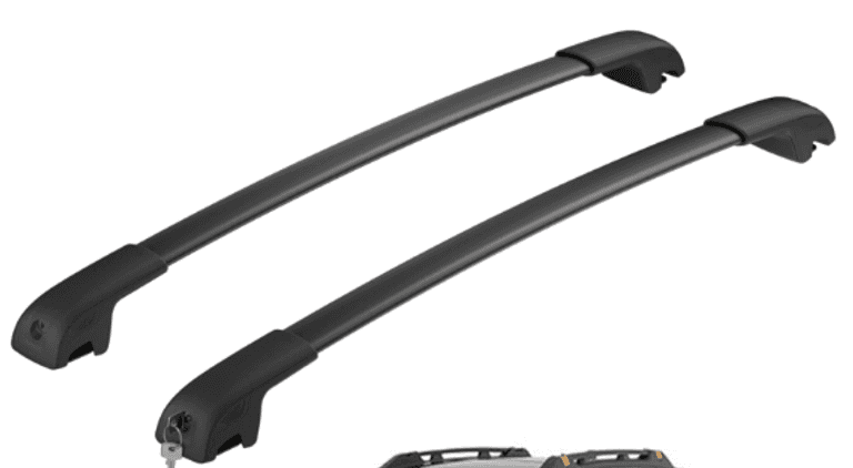 Car Roof Rack Cross Bars with Lock, Unknown Model | Like New - Rio ...