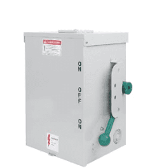 60 Amp Disconnect Switch Box with Ground Kit | Open Box | (See ...