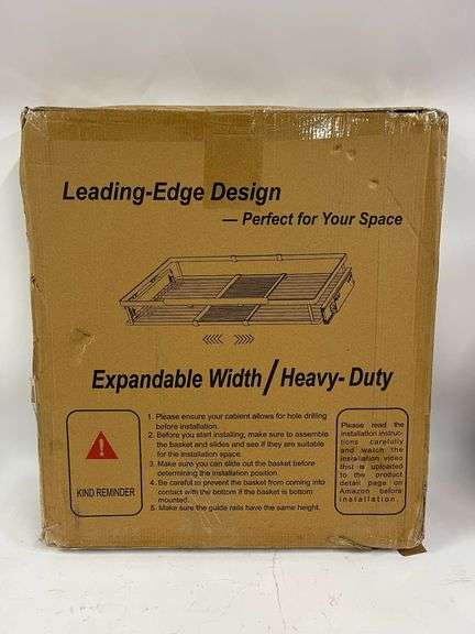 SOFRON Expandable Pull-Out Drawer | Open Box | (See Condition Notes ...