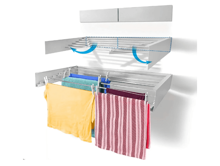 Step Up Retractable Laundry Drying Rack | Open Box | (See Condition ...