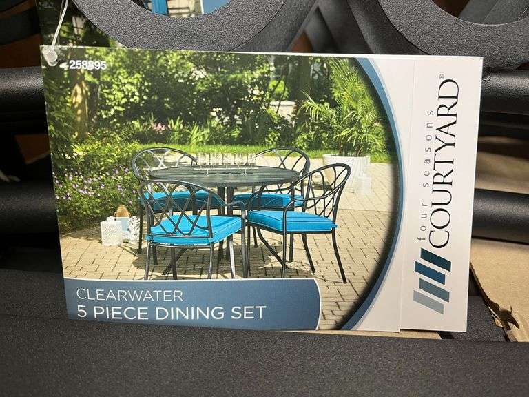 TRUE VALUE Outdoor Chair Set, 4ct Open Box (See Condition Notes
