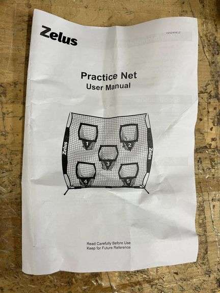 Boxz Net ZELUS Practice Net | Open Box | (See Condition Notes) - Rio Grande Trade