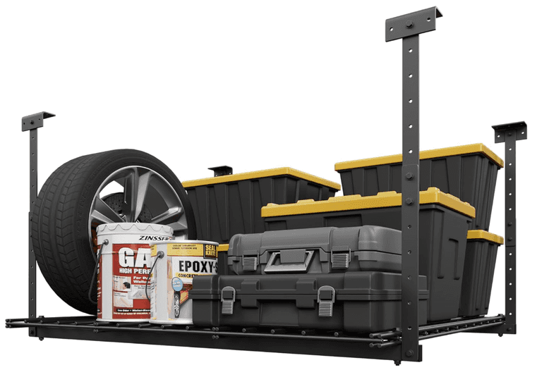 Jusgym 45x45x28-Inch Overhead Garage Storage Rack, 17